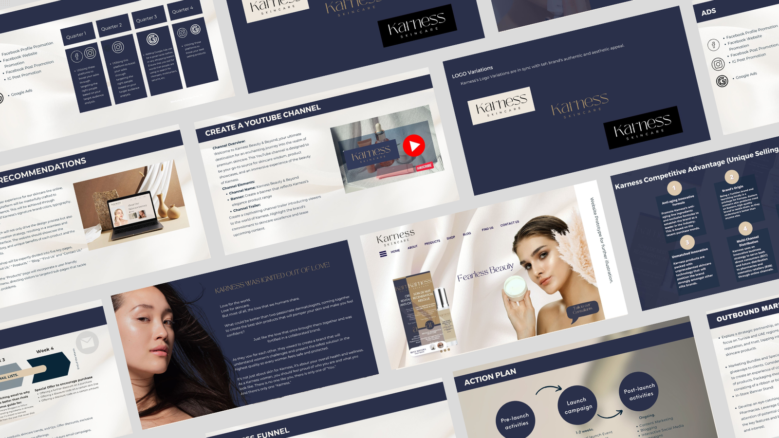 Strategy presentation mockup