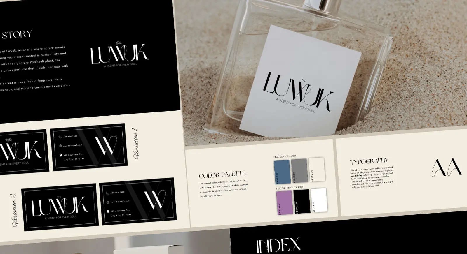 MK Agency branding services mockup