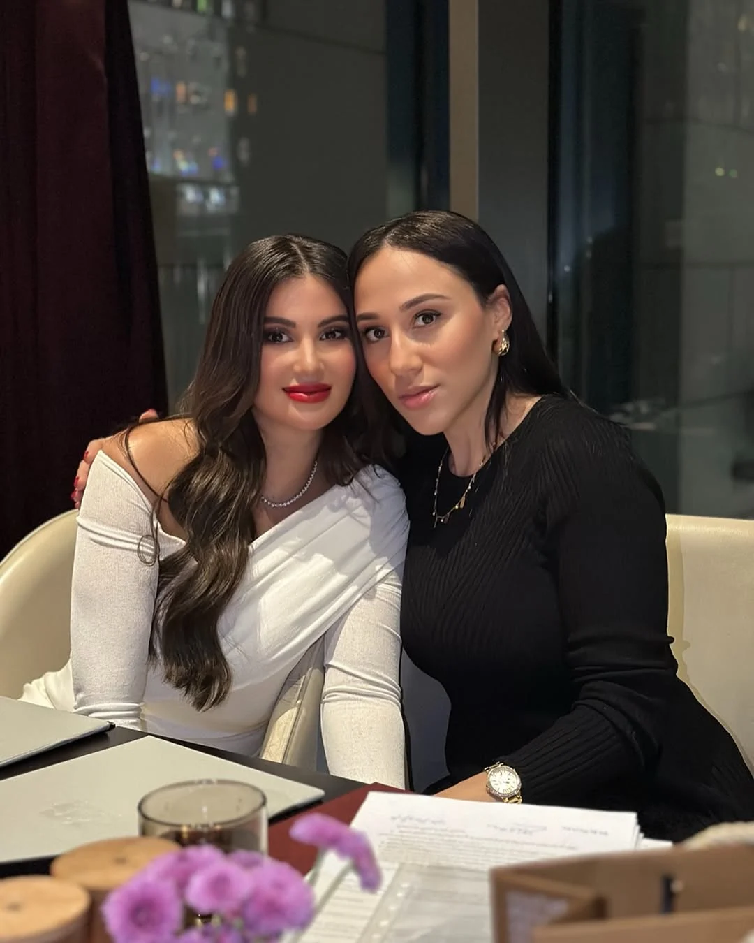 Menna Kamahy at a luxury brand dinner